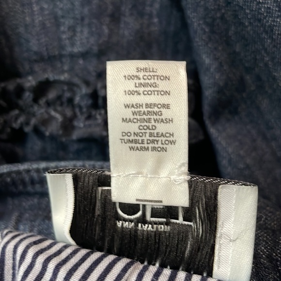 Ann Taylor LOFT Denim blazer/ jacket Size 14 - Picture 12 of 13